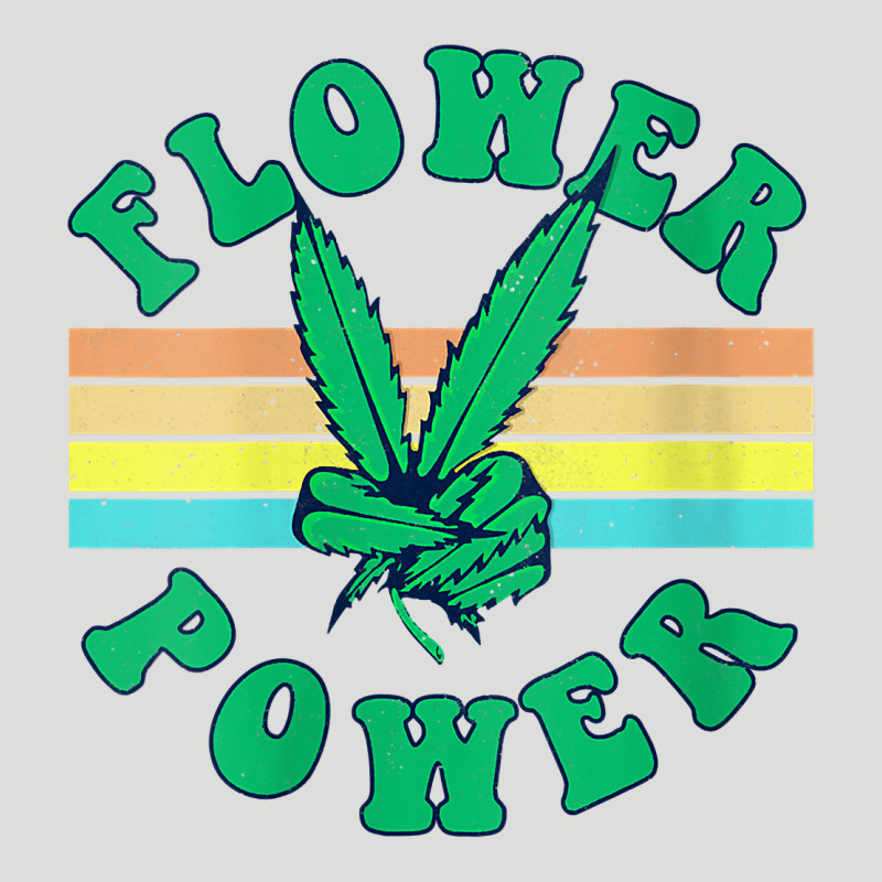 Womens Flower Power 420 Thc Pot Weed Medical Marijuana Funny Weed V Ne Zipper Hoodie by linhVisuals | Teevron