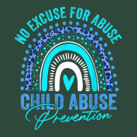 No Excuse Child Abuse Prevention Awareness Leopard Rainbow T Shirt Zipper Hoodie | Teevron