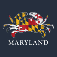 Retro Maryland Crab State Flag Vintage Travel Tank Top Zipper Hoodie | Teevron