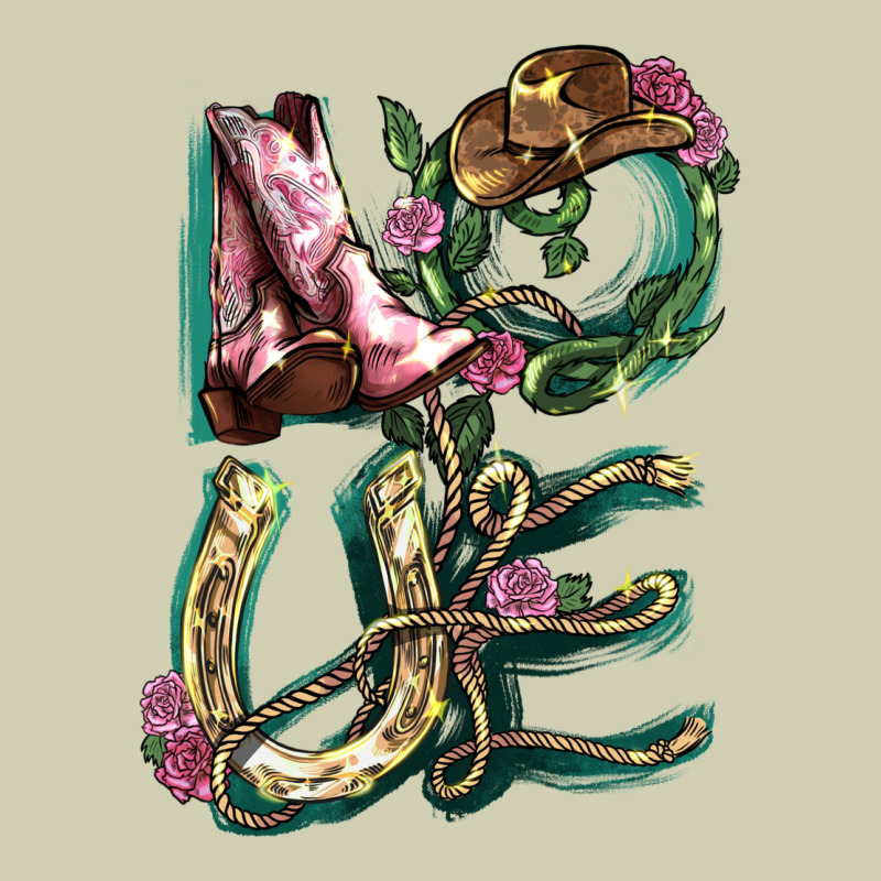 Love Boots Horseshoe Heavy Core Tee by HowdyJamesFarm | Teevron