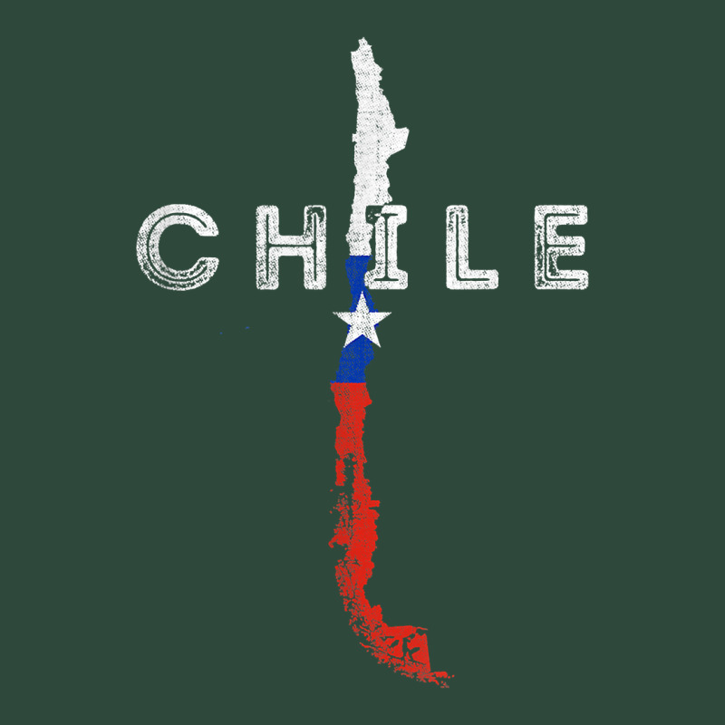 Chilean Map And Flag   Distressed Chile Souvenir T Shirt Zipper Hoodie by linhVisuals | Teevron