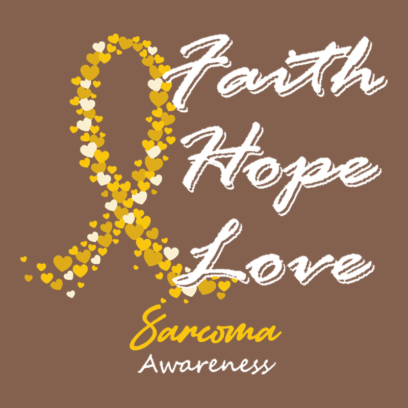 Sarcoma Awareness T  Shirt Sarcoma Awareness Faith Hope Love   In This Zipper Hoodie by linhVisuals | Teevron