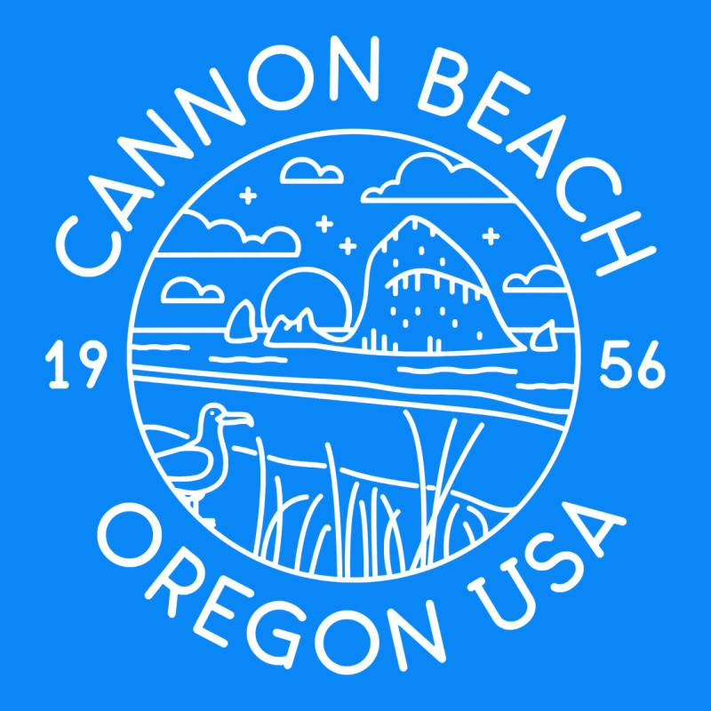 Cannon Beach 1956 Oregon Clatsop Sweatshirt Zipper Hoodie by linhVisuals | Teevron