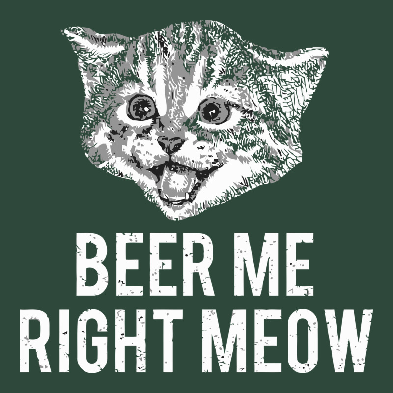 Beer Me Right Meow Zipper Hoodie by linhVisuals | Teevron