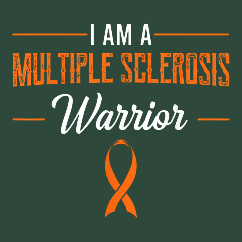 Multiple Sclerosis Warrior Autoimmune Disease Orange Ribbon Zipper Hoodie by linhVisuals | Teevron