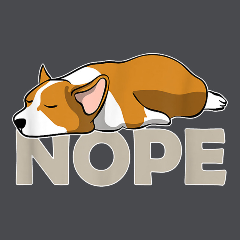 Nope Lazy Corgi Zipper Hoodie by linhVisuals | Teevron