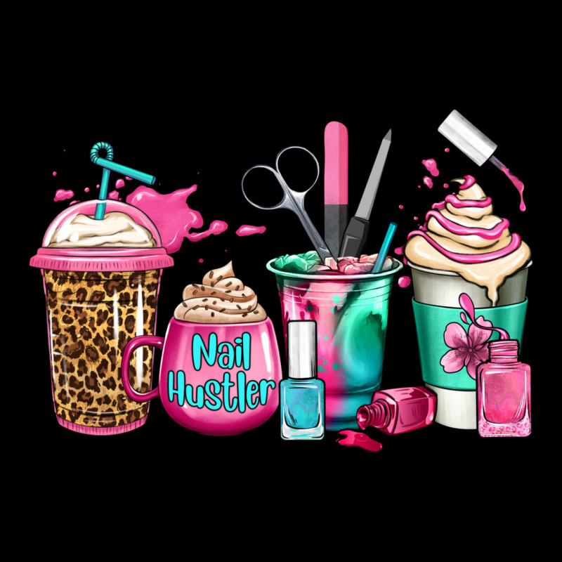 Nail Hustler Coffee Cups Urban Hoodie by Jasminsmagicworld | Teevron