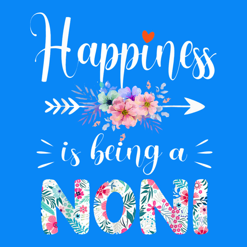 Happiness Is Being A Noni Ever Women Floral Decor Zipper Hoodie by linhVisuals | Teevron
