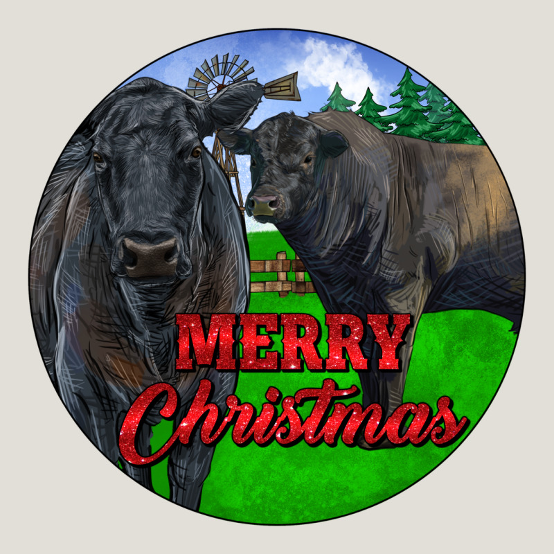 Black Angus Cattle And Bull Merry Christmas Heavy Core Tee by RanaPortraitStore | Teevron