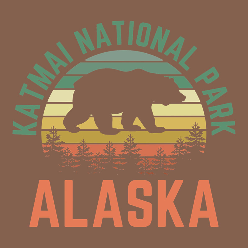 Katmai National Park Alaska Bear Hiking Travel Nature Retro Pullover H Zipper Hoodie by linhVisuals | Teevron