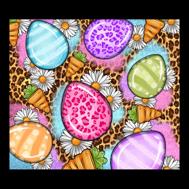 Easter Eggs Daisies Carrots Premium Tee by OliviaCreatesArt | Teevron
