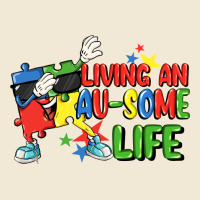 Living An Au-some Life Autism Awareness Day Ladies Tee | Teevron