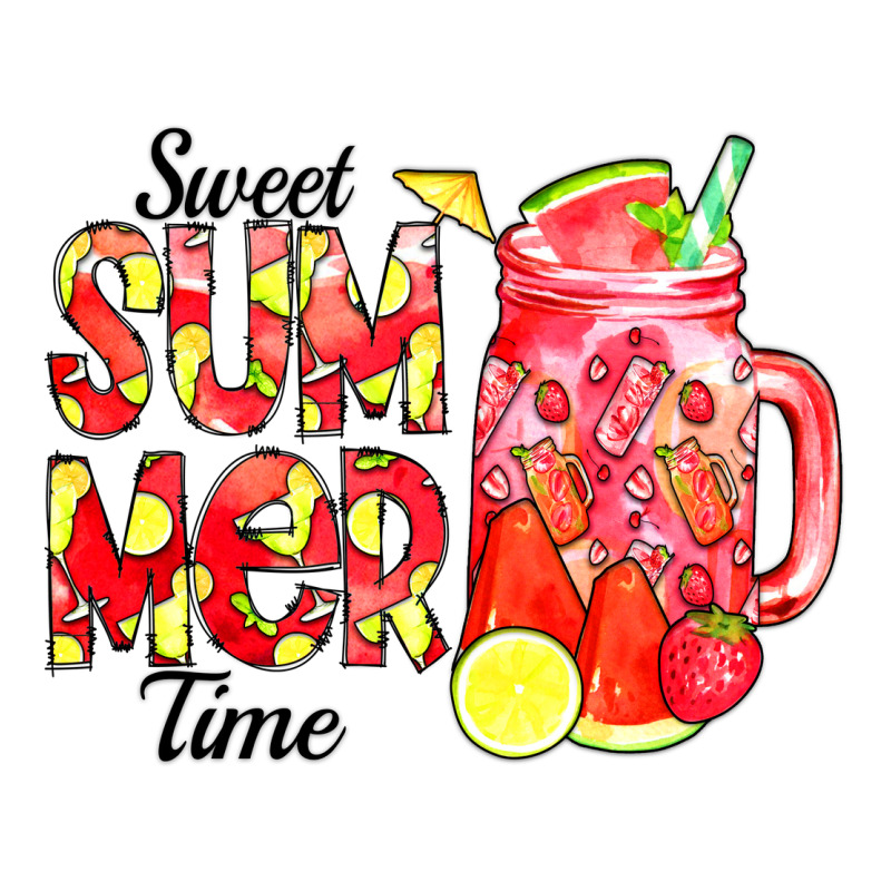 Sweet Summer Time Waterolor Premium Tee by CowCowDesign | Teevron