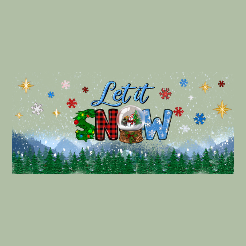 Let It Snow Libbey Glass Urban Heavy Tee by BundleAndBundleShop | Teevron