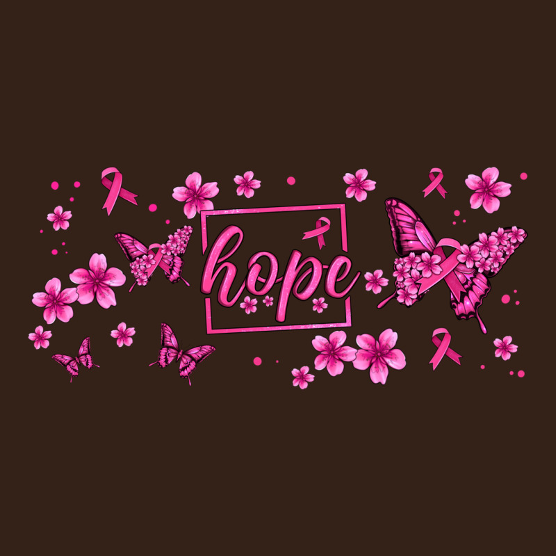 Hope Breast Cancer Butterfly Heavy Core Tee by Jasminsmagicworld | Teevron