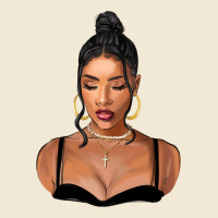 Black Woman Ladies Tee | Teevron