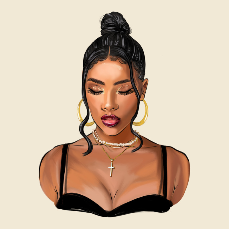 Black Woman Ladies Tee by FaDigitalArtStudio | Teevron