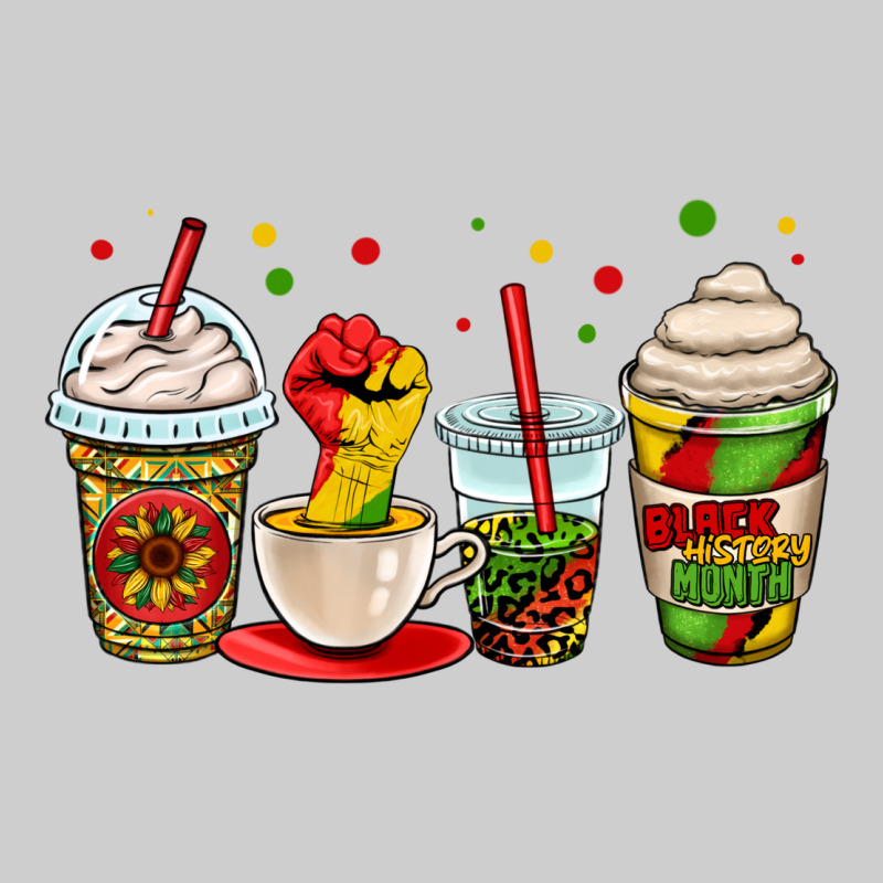Juneteenth Bhm Coffee Cups Premium Tee by OliviaCreatesArt | Teevron