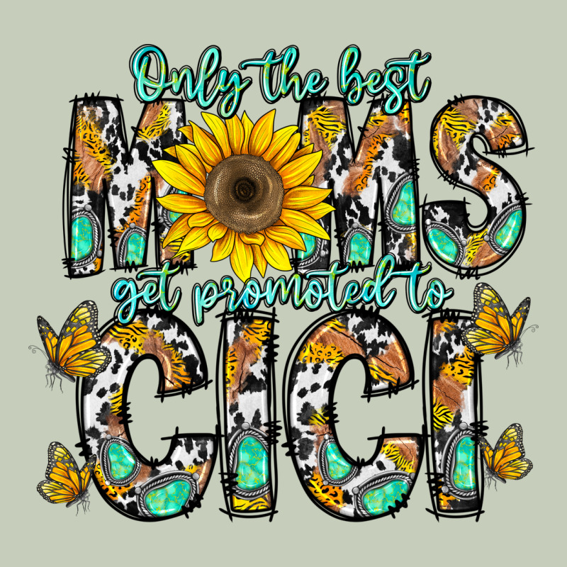 Only The Best Moms Get Promoted To Cici Long Sleeve Tee by CowhideDigitalArt | Teevron