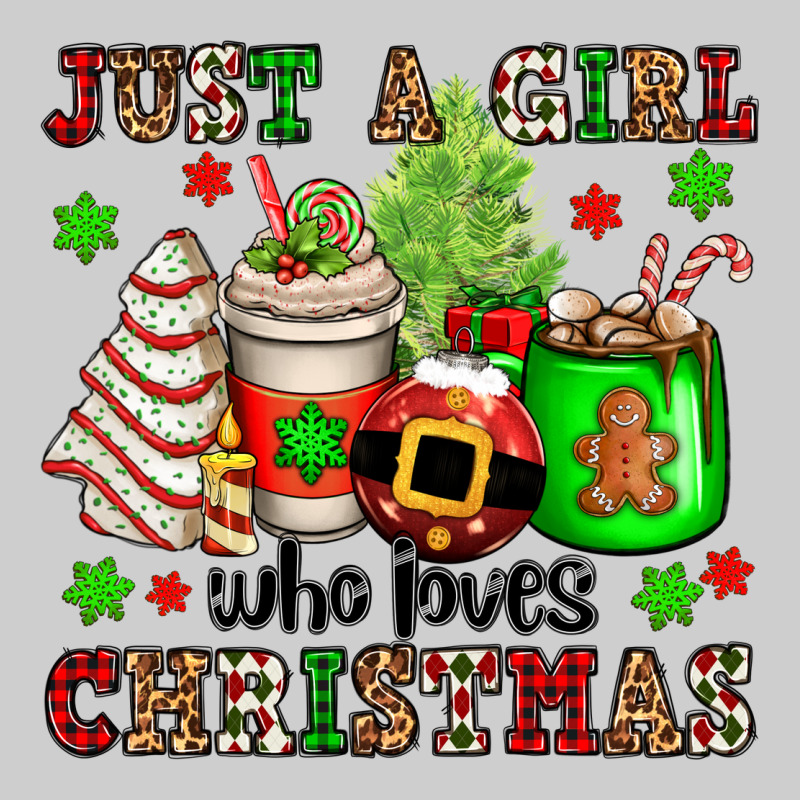 Just A Girl Who Loves Christmas Premium Tee by OliviaCreatesArt | Teevron