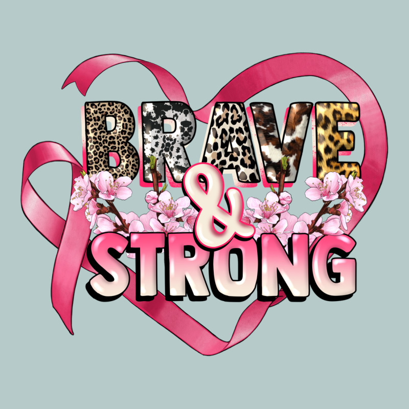 Brave And Strong Cancer Awareness Heavy Core Tee by CowGirlArtShop | Teevron