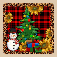 Snowman Trees Coaster Heavyweight Sweatshirt | Teevron