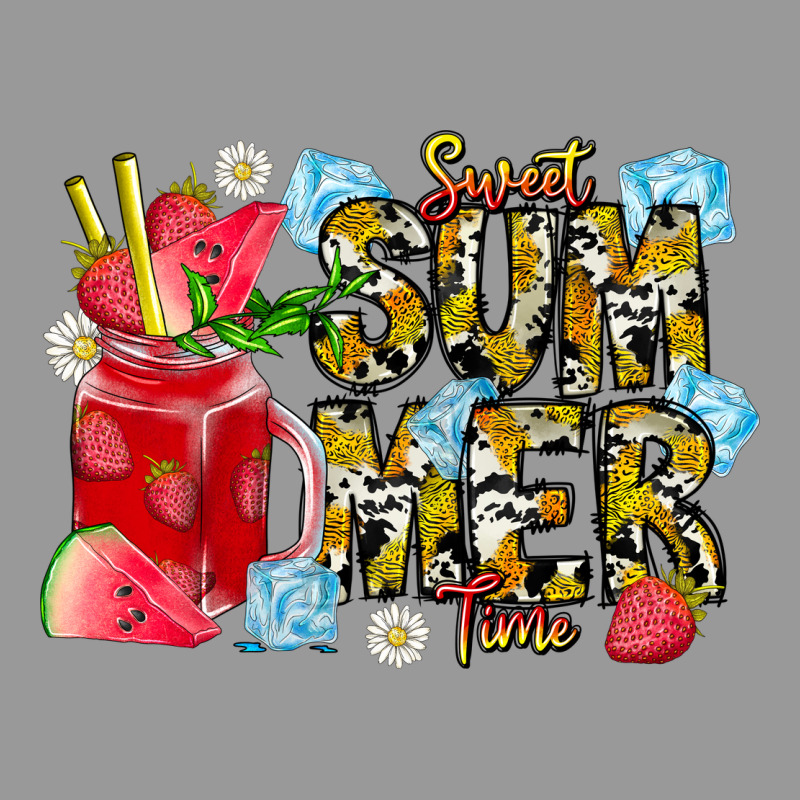 Sweet Summer Time Vintage Hoodie by CowhideDigitalArt | Teevron