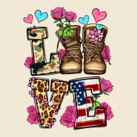 Love Valentine's Day Army Boots Olivia Premium Tee | Teevron