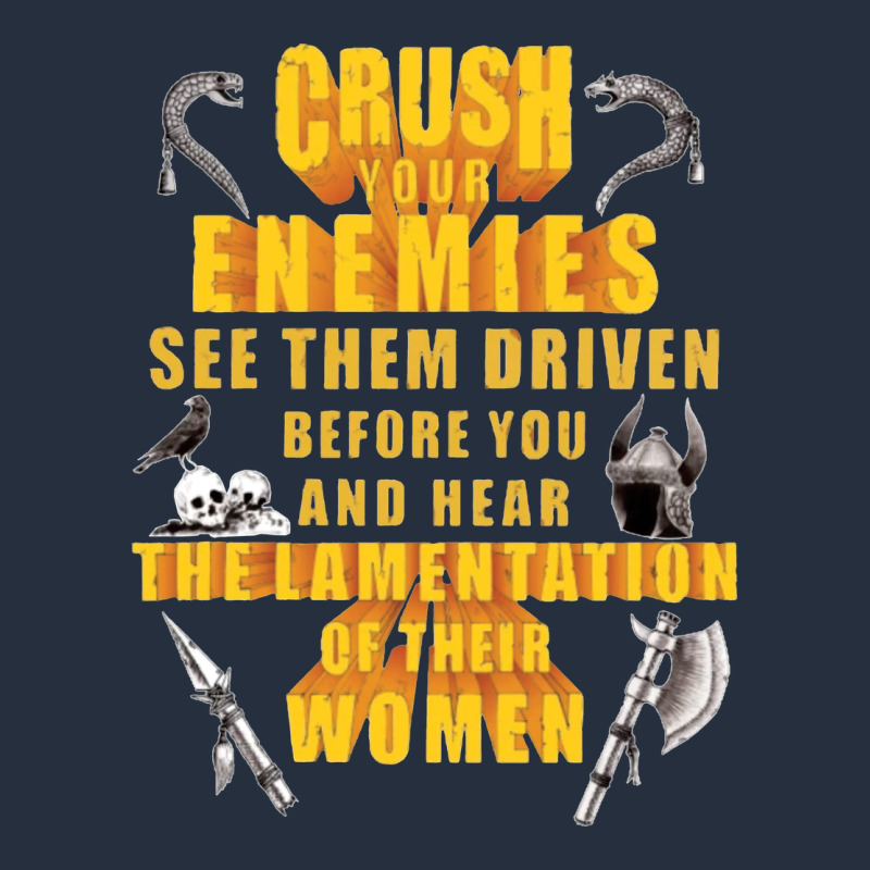 Crushs Your Enemies Merch Zipper Hoodie by baoMotion | Teevron