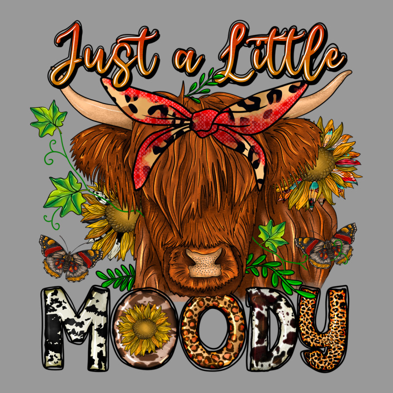 Just A Little Moody Vintage Hoodie by CowhideDigitalArt | Teevron