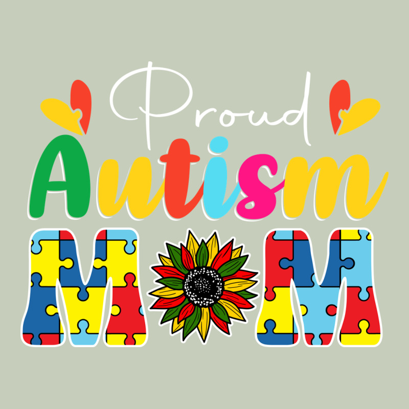 Proud Autism Mom Sunflower Long Sleeve Tee by CowhideDigitalArt | Teevron