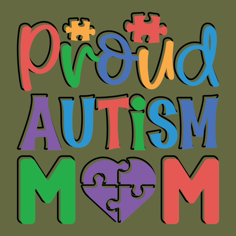 Proud Autism Mom Long Sleeve Tee by CowhideDigitalArt | Teevron