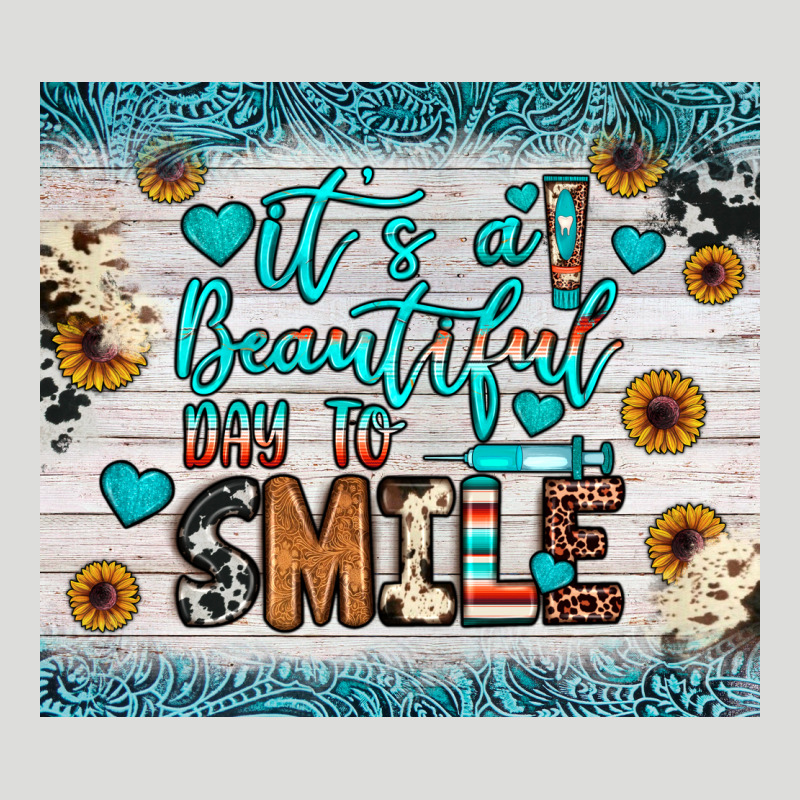 It’s A Beautiful Day To Smile Zipper Hoodie by JahusDesignShop | Teevron