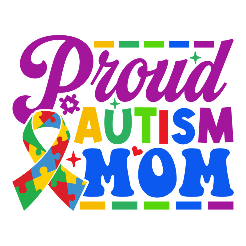 Proud Autism Mom Long Sleeve Tee by CowhideDigitalArt | Teevron