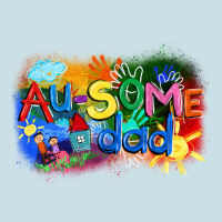 Au-some Dad Autism Ladies Tee | Teevron