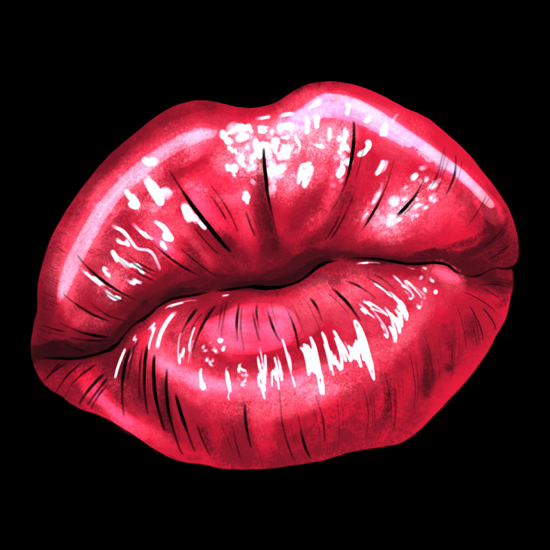 Lip Mark Valentine's Day Heavy Core Tee by HowdyJamesFarm | Teevron