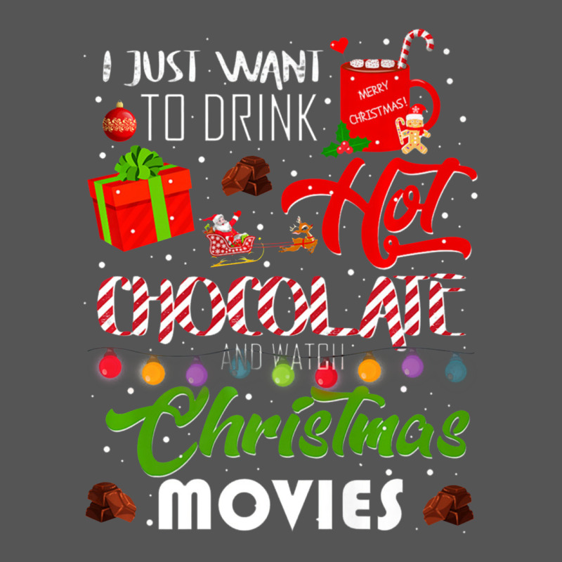 I Just Want To Drink Hot Chocolate Watch Christmas Movies Premium Zipper Hoodie by baoMotion | Teevron