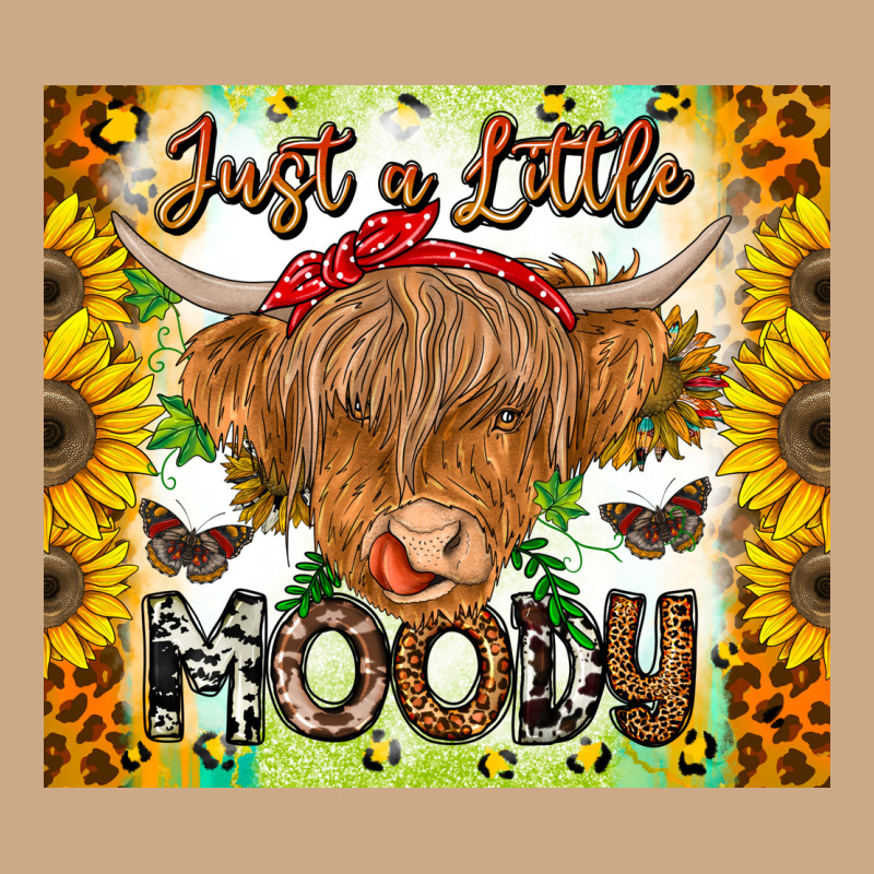 Just A Little Moody Vintage Hoodie by CowhideDigitalArt | Teevron
