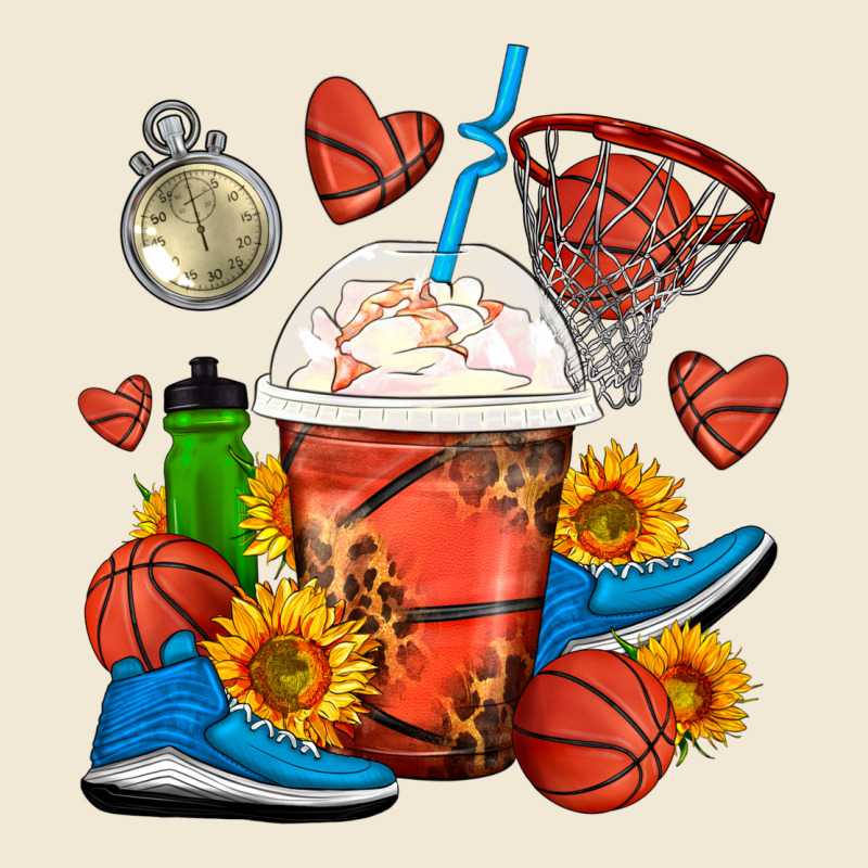 Basketball Frappe Coffee Ladies Tee by FaDigitalArtStudio | Teevron
