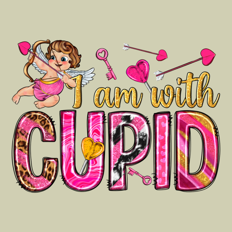 I Am With Cupid I Am With Cupid Valentine's Day Heavy Core Tee by HowdyJamesFarm | Teevron