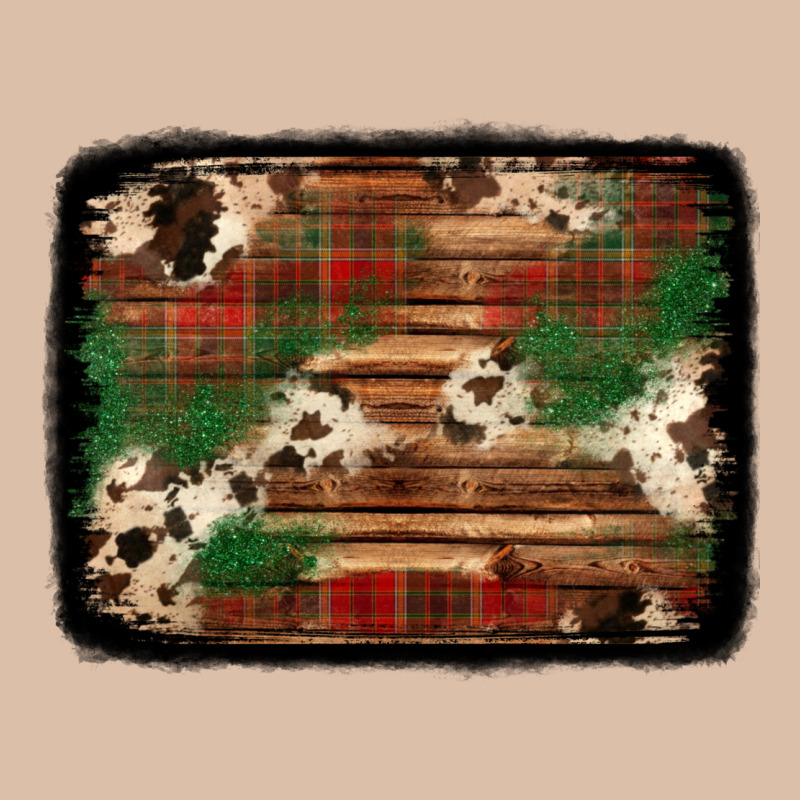 Christmas Buffalo Plaid Cowhide Background Urban Heavy Tee by Jasminsmagicworld | Teevron
