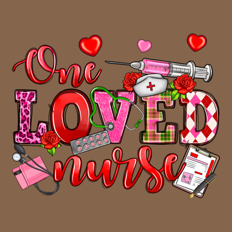 One Loved Nurse Valentine's Day Premium Tee by OliviaCreatesArt | Teevron