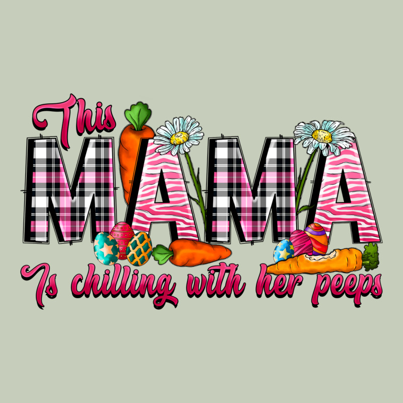 This Mama Is Chilling With Her Peeps Long Sleeve Tee by CowhideDigitalArt | Teevron