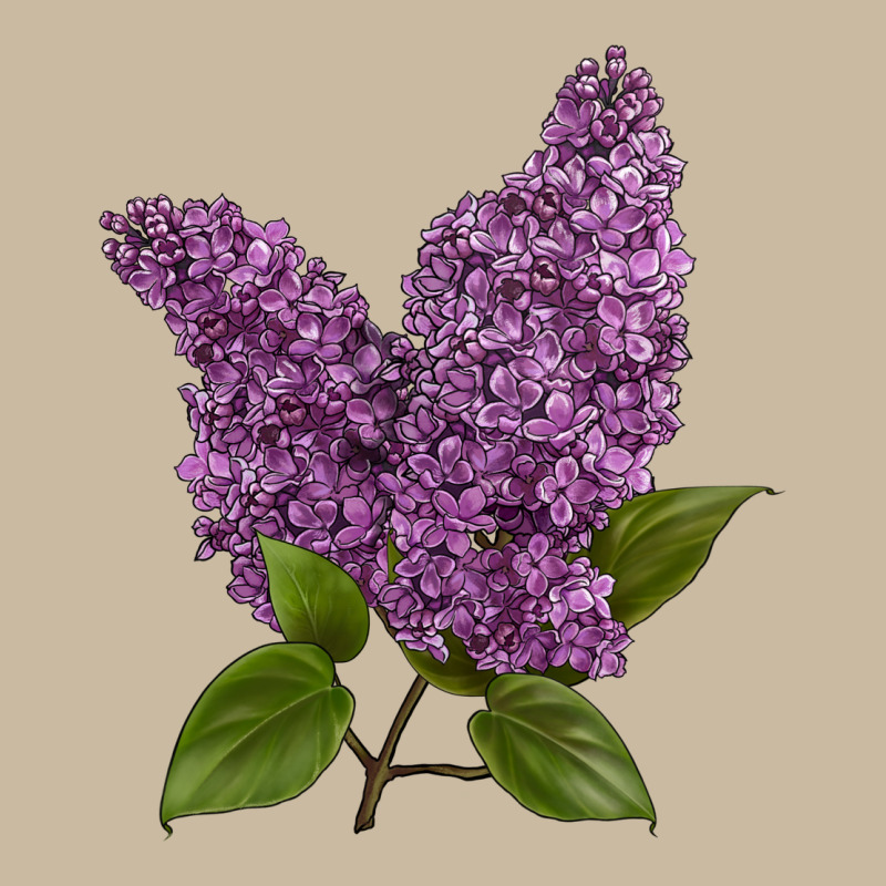 Purple Lilac Flower Long Sleeve Tee by LillyAllenDesigns | Teevron