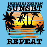 Sunrise Sunburn Sunset Repeat Premium Sweatshirt | Teevron
