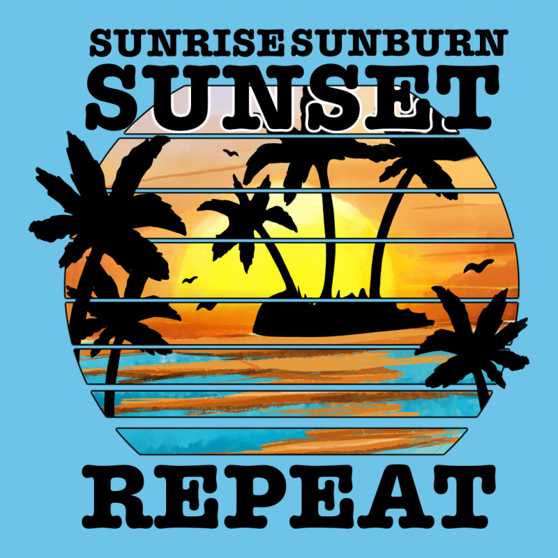 Sunrise Sunburn Sunset Repeat Premium Sweatshirt by JahusDesignShop | Teevron