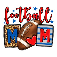 Football mom red and blue team color mother's day | Teevron