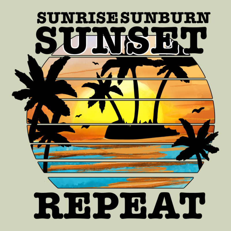 Sunrise Sunburn Sunset Repeat Heavyweight Hoodie by JahusDesignShop | Teevron