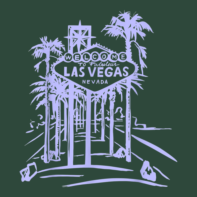 Las Vegas Strip Retro Famous Sign Nevada Traveler Souvenir T Shirt Zipper Hoodie by baoMotion | Teevron