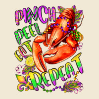 Pinch Peel Eat Repeat Mardi Gras Olivia Premium Tee | Teevron